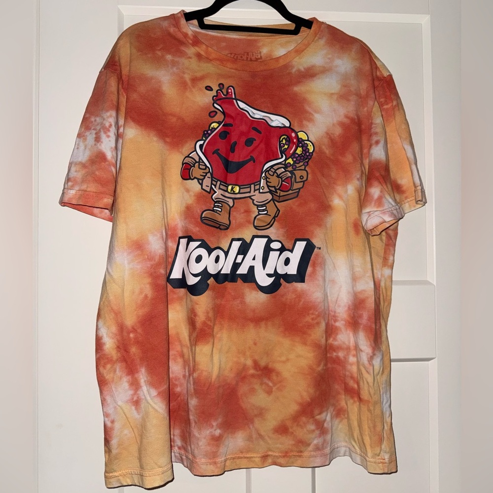 Kool-Aid Orange Tie-Dye Short Sleeve Tee
